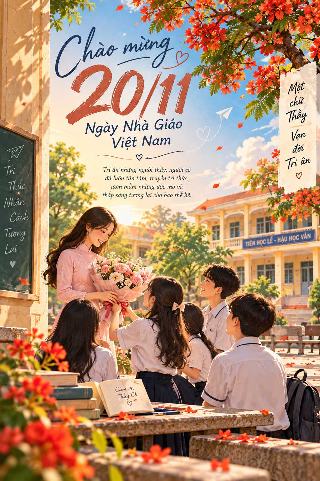 Poster ngày nhà giáo Việt nam 20/11 đẹp 02