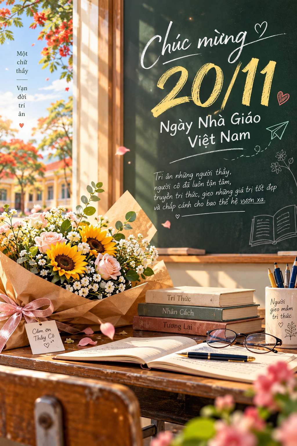 Poster ngày nhà giáo Việt nam 20/11 đẹp 03