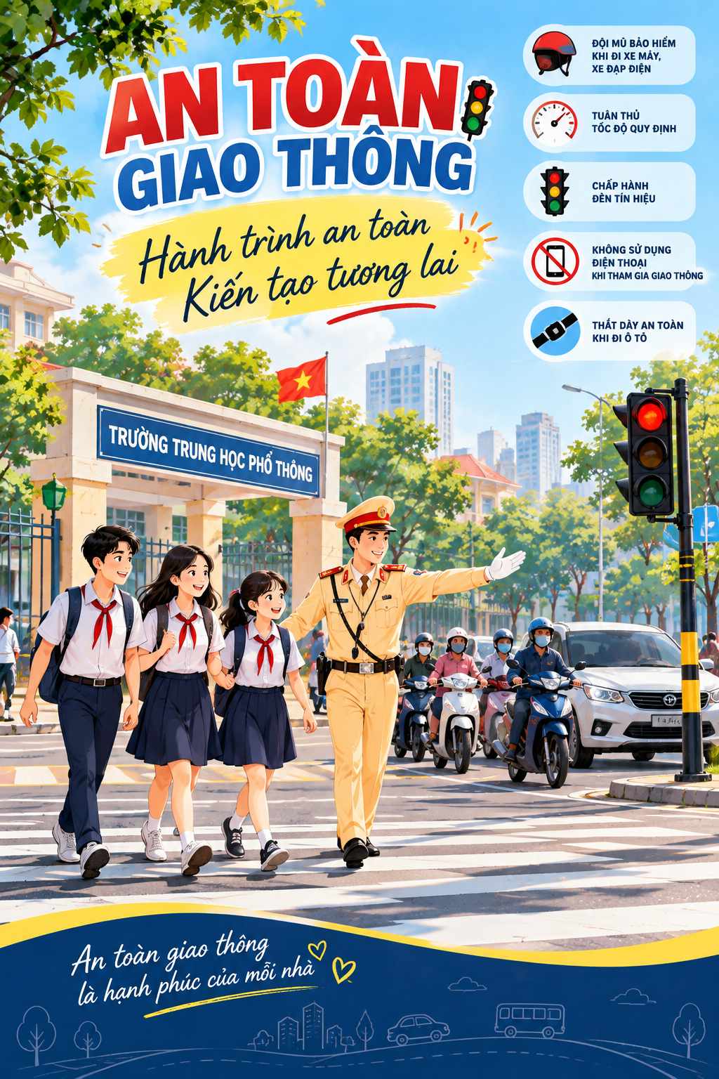 poster an toàn giao thông