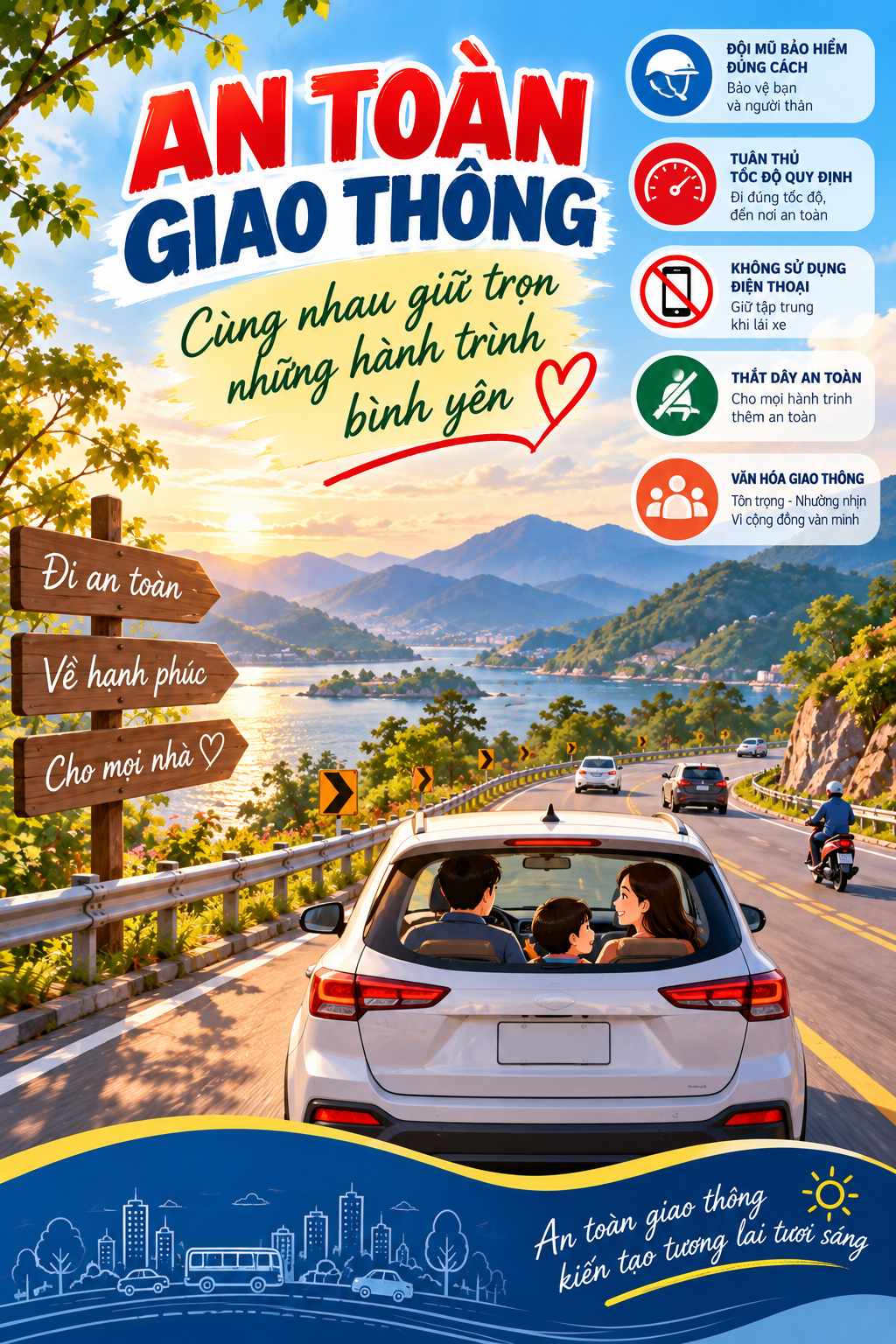 An toàn giao thông poster đẹp 01
