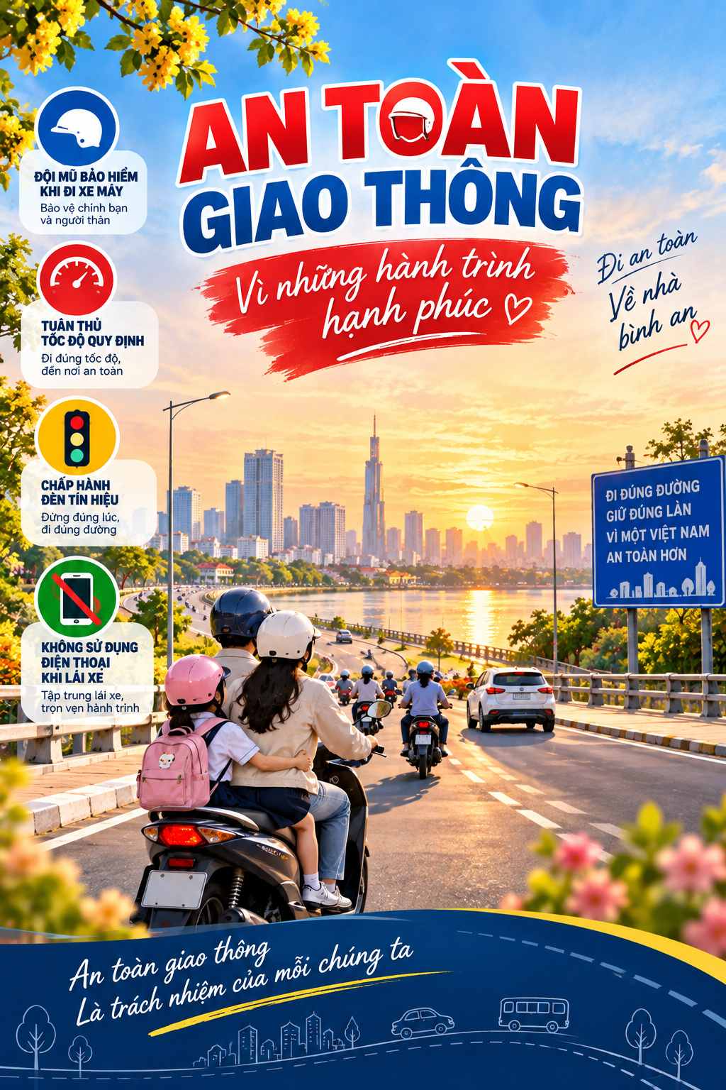 An toàn giao thông poster đẹp 03