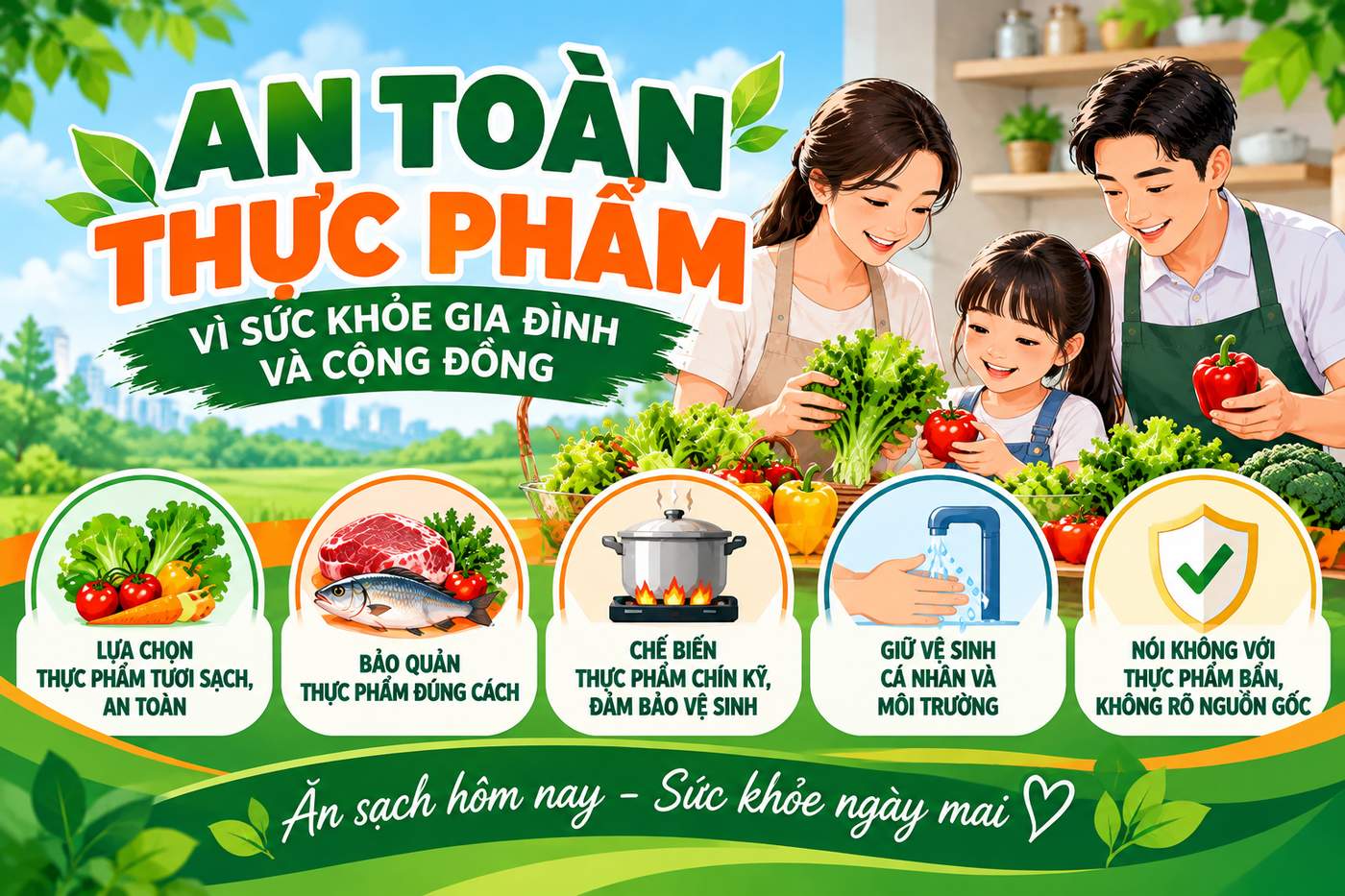 Poster vệ sinh an toàn thực phẩm ý nghĩa 02