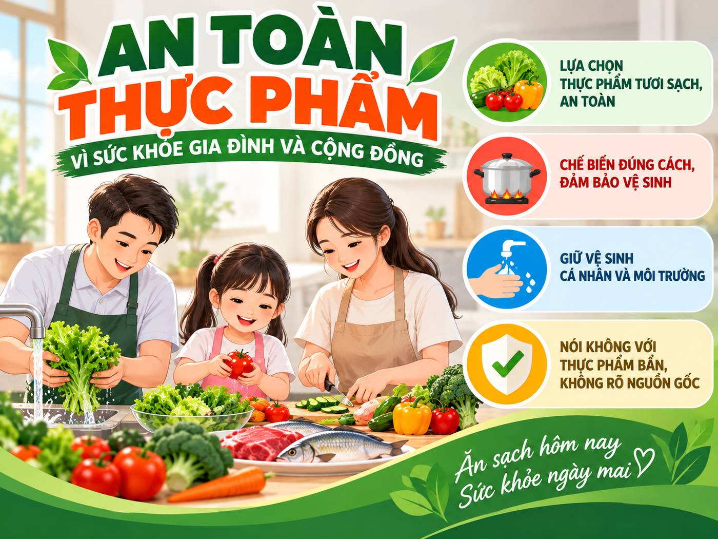 Poster vệ sinh an toàn thực phẩm ý nghĩa 04