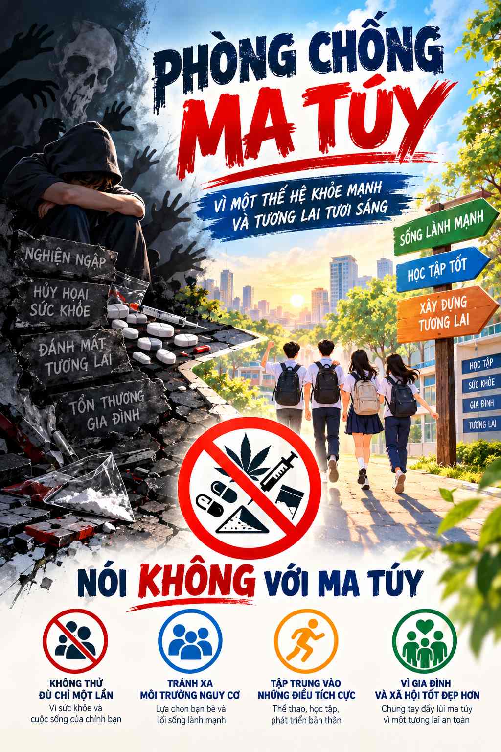 poster phòng chống ma túy